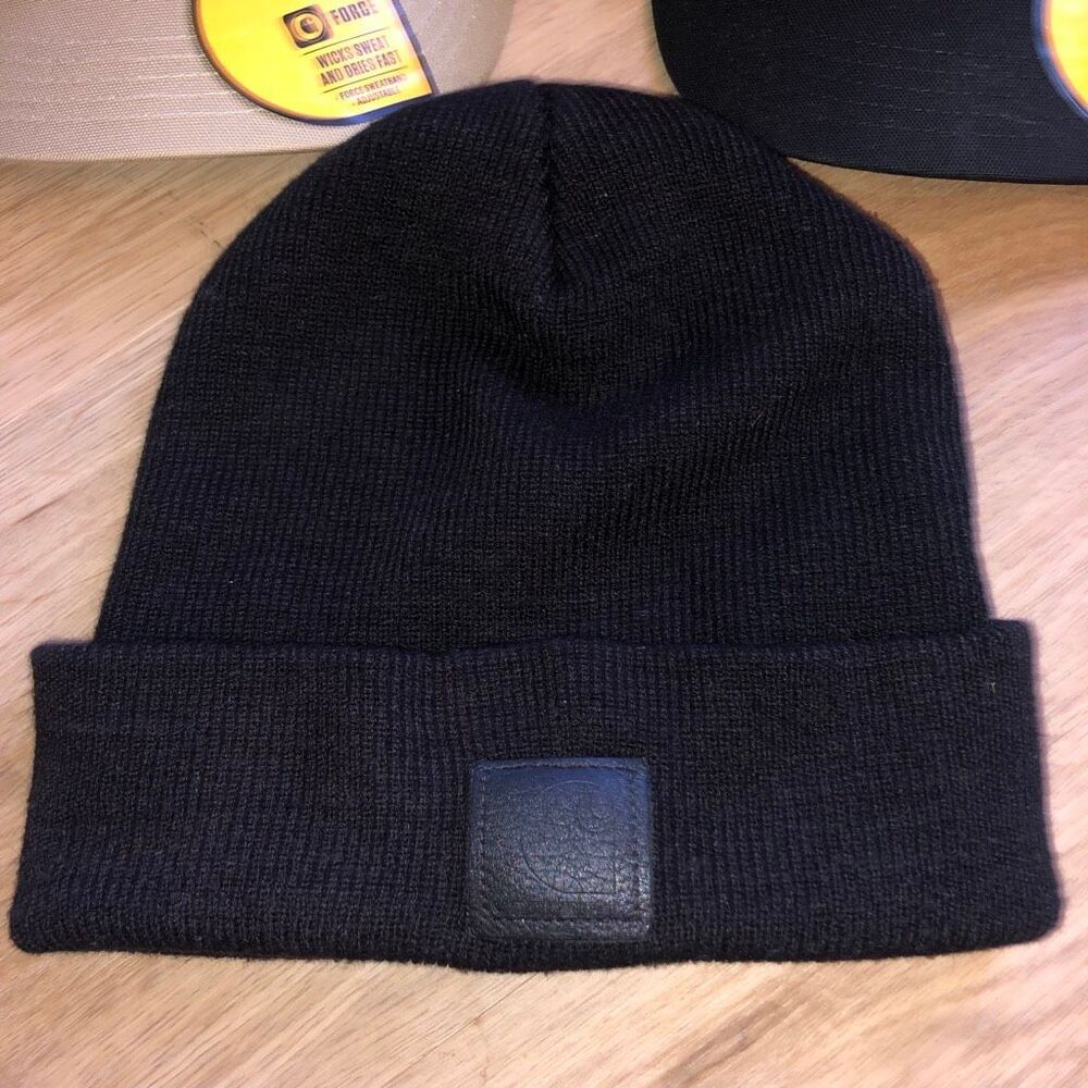 CARHARTT HAT CAP SNAPBACK ADJUSTABLE BEANIE LOT (3) NEW W TAGS MENS BLACK TAN - Picture 4 of 5